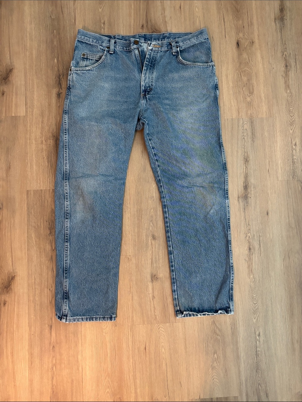 Classic Men's Blue Denim Jeans